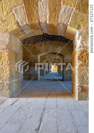 Stoned arched Passage, Alexandria, Egypt 87325125