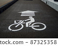 Bicycle sign (black) 87325358