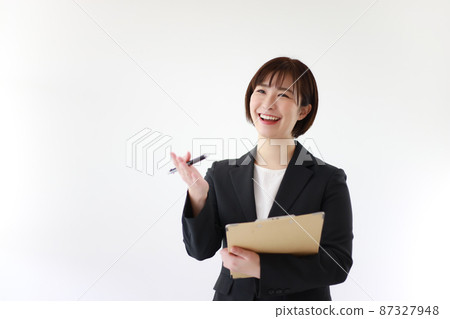 女僱員與粘合劑 女僱員與粘合劑 87327948