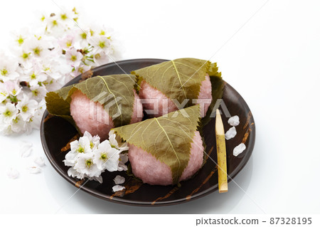 春季日式點心櫻餅_Chomeiji Mochi 春季日式點心櫻餅_Chomeiji Mochi 87328195