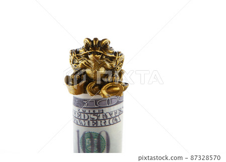 image of bronze toad money white background image of bronze toad money white background 87328570