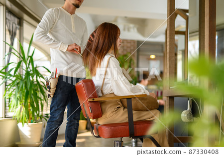 beauty salon, female, lady 87330408