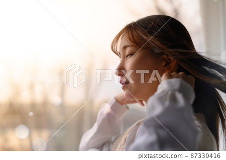 female, lady, woman 87330416