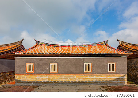 Sunny view of the Fujian style building Sunny view of the Fujian style building 87330561