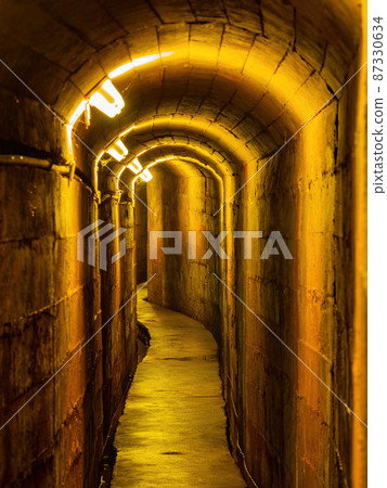 Interior view of the Qionglin Civil Defense tunnel Interior view of the Qionglin Civil Defense tunnel 87330634