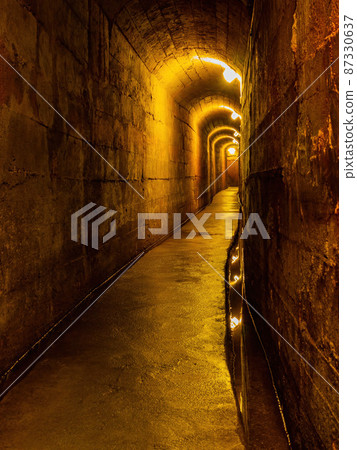 Interior view of the Qionglin Civil Defense tunnel Interior view of the Qionglin Civil Defense tunnel 87330637