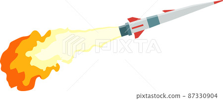 發射導彈的矢量圖解 87330904