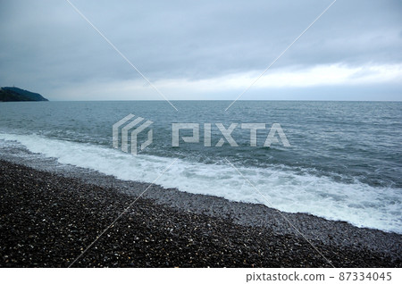 beautiful beach and sea landscape beautiful beach and sea landscape 87334045
