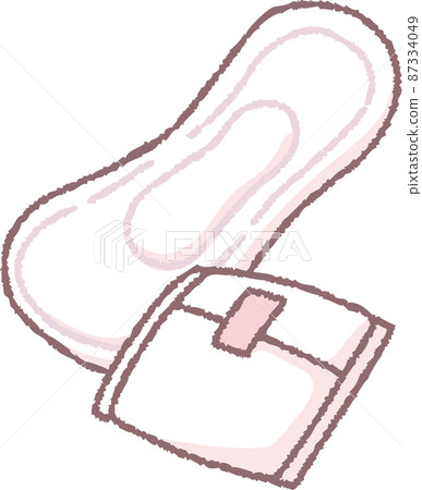 Sanitary napkin_without wings Sanitary napkin_without wings 87334049