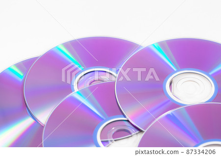 A Pile of CDs A Pile of CDs 87334206