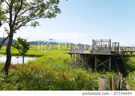 [斜裡町、知床五湖長廊、高架木板路] 87334444