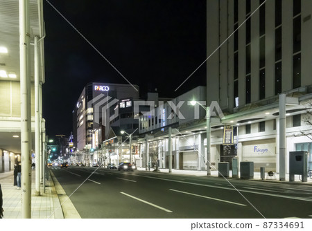 Chuo-dori in Hatchobori, Hiroshima City, Hiroshima Prefecture 87334691