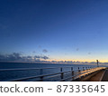 Sunset seen from the bridge 87335645