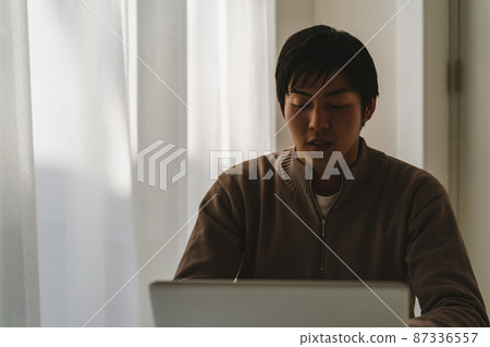 在家工作的男士 87336557