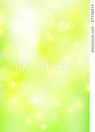Japanese pattern fresh green watercolor background 87336814
