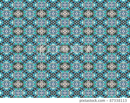 Continuous geometric pattern Continuous geometric pattern 87338113