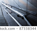 Underground railing at night 87338344
