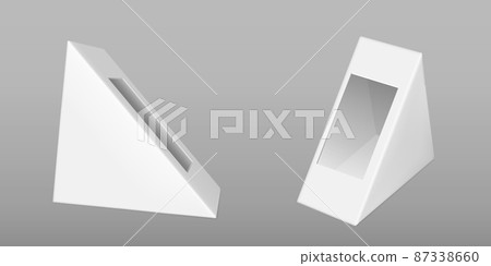 Triangle cardboard box for sandwich 87338660