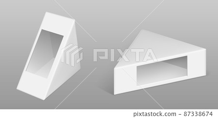Triangle cardboard box for sandwich 87338674