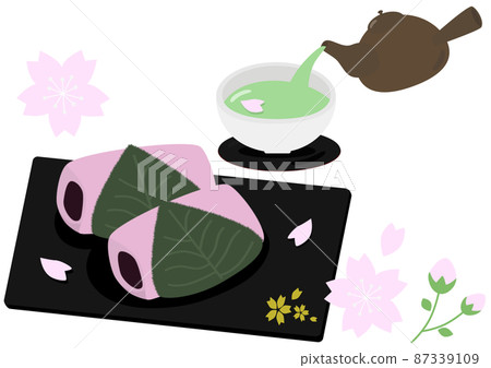 Sakura Rice - Stock Illustration [87339109] - PIXTA