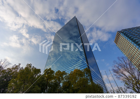 Crystal Tower Osaka Business Park (OBP) Winter afternoon 87339192