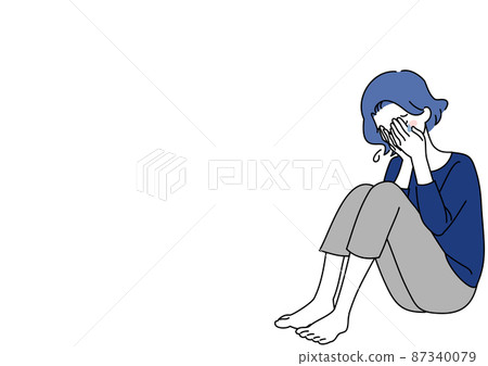 A woman, not alone, being cornered A woman, not alone, being cornered 87340079