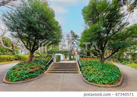 神奈川縣橫濱市中區山手町海港景觀公園,前法國領事館在法國山上的官邸遺跡 神奈川縣橫濱市中區山手町海港景觀公園,前法國領事館在法國山上的官邸遺跡 87340571