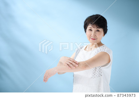 美容形像皮膚護理高級女性 87343973