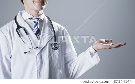 醫生指南粘土背景 87344144