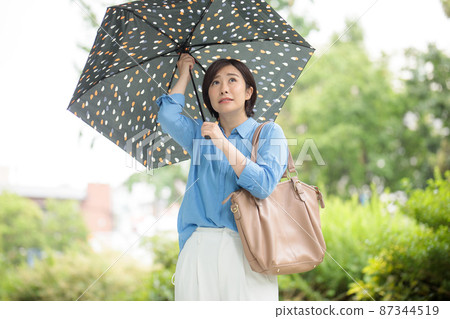 Women's rain umbrella rainy season Women's rain umbrella rainy season 87344519
