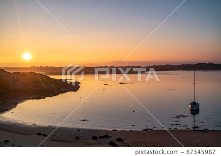The beach at Gortnasade by Kincasslagh in County Donegal - Ireland The beach at Gortnasade by Kincasslagh in County Donegal - Ireland 87345987