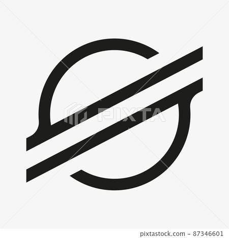 Stellar symbol. Vector icon. XLM logo. Crypto 87346601