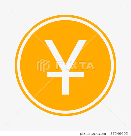 Yuan icon. Chinese currency symbol. Vector sign Yuan icon. Chinese currency symbol. Vector sign 87346605
