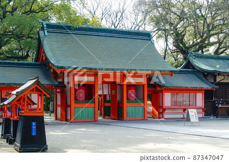 Sumiyoshi Shrine in Hakata, one of the three major Sumiyoshi in Japan in Ichinomiya, Chikuzen Province (Hakata, Fukuoka City, Fukuoka Prefecture) Sumiyoshi Shrine in Hakata, one of the three major Sumiyoshi in Japan in Ichinomiya, Chikuzen Province (Hakata, Fukuoka City, Fukuoka Prefecture) 87347047