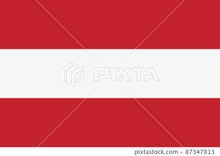 Austrian flag vector icon. Flag of Austria. Austrian flag vector icon. Flag of Austria. 87347813