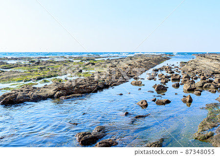 Senjojiki seen from Toyama, Onga-gun, Fukuoka Prefecture Senjojiki seen from Toyama, Onga-gun, Fukuoka Prefecture 87348055