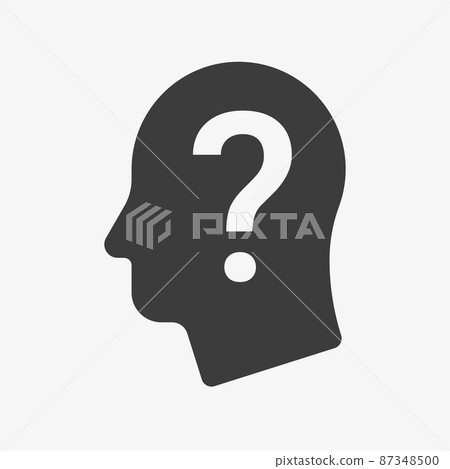 Unknown person vector icon on white background Unknown person vector icon on white background 87348500