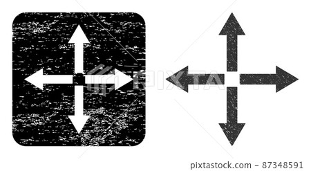 Grunge Expand Arrows Hole Seal 87348591