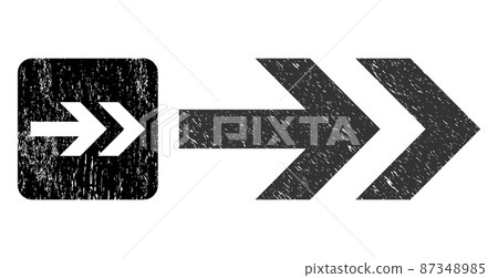 Textured Arrow Right Stencil Stamp Seal 87348985