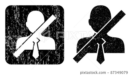 Scratched Stop Gentleman Subtracted Seal Scratched Stop Gentleman Subtracted Seal 87349079