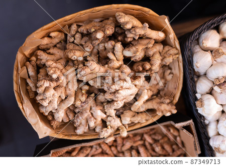 Fresh aroma ginger roots Fresh aroma ginger roots 87349713
