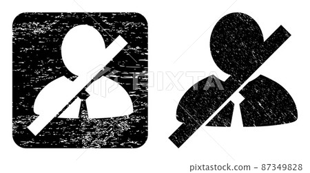 Textured Frorbidden Clerk Stencil Stamp Seal 87349828