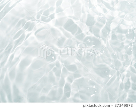Ripple water texture with shadows on white 87349878