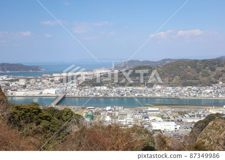 A city by seaside A city by seaside 87349986