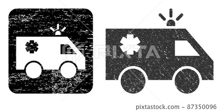 Rubber Emergency Car Subtracted Stamp Seal Rubber Emergency Car Subtracted Stamp Seal 87350096