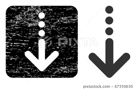 Grunge Send Down Hole Stamp Seal 87350630