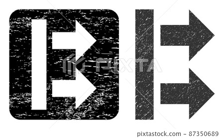Grunge Bring Right Hole Imprint 87350689