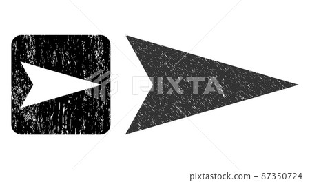 Distress Arrowhead Right Stencil Badge Distress Arrowhead Right Stencil Badge 87350724