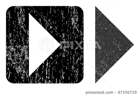 Grunge Arrowhead Right Subtracted Badge 87350729