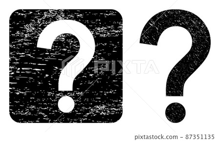 Distress Query Sign Carved Badge Distress Query Sign Carved Badge 87351135